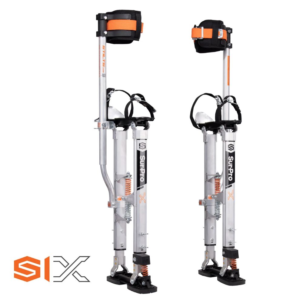 SurPro S1X Single Sided Aluminum Drywall Stilts