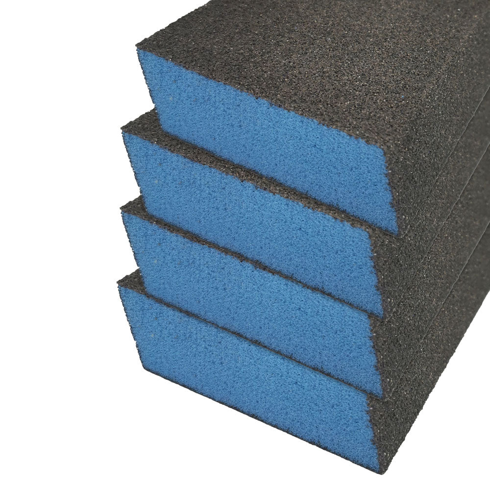 Bart's Own Blue Line Sanding Sponges Dual Angle