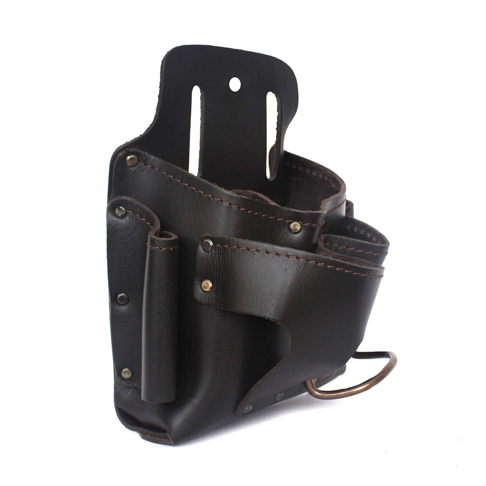 MechTools Carpenter Multi Tools Pouch, 5 Pockets with Hammer Ring