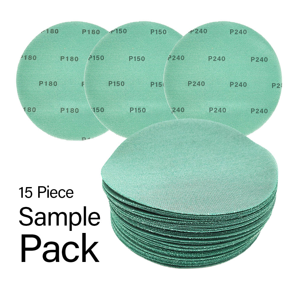Bart's Own 9" Green Tuff Net Sanding Disc Multi-Sampler Pack