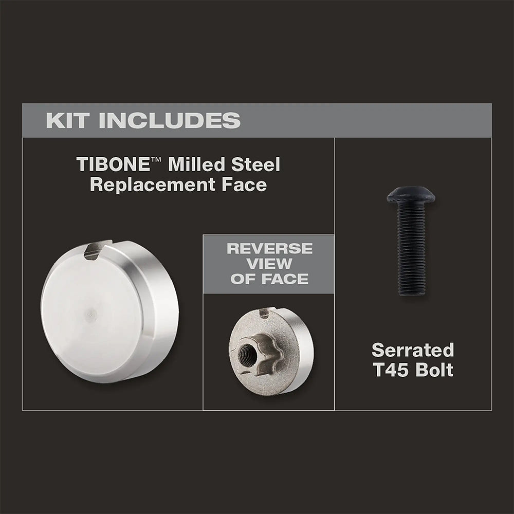 Stiletto TIBONE™ Smooth Steel Replacement Face