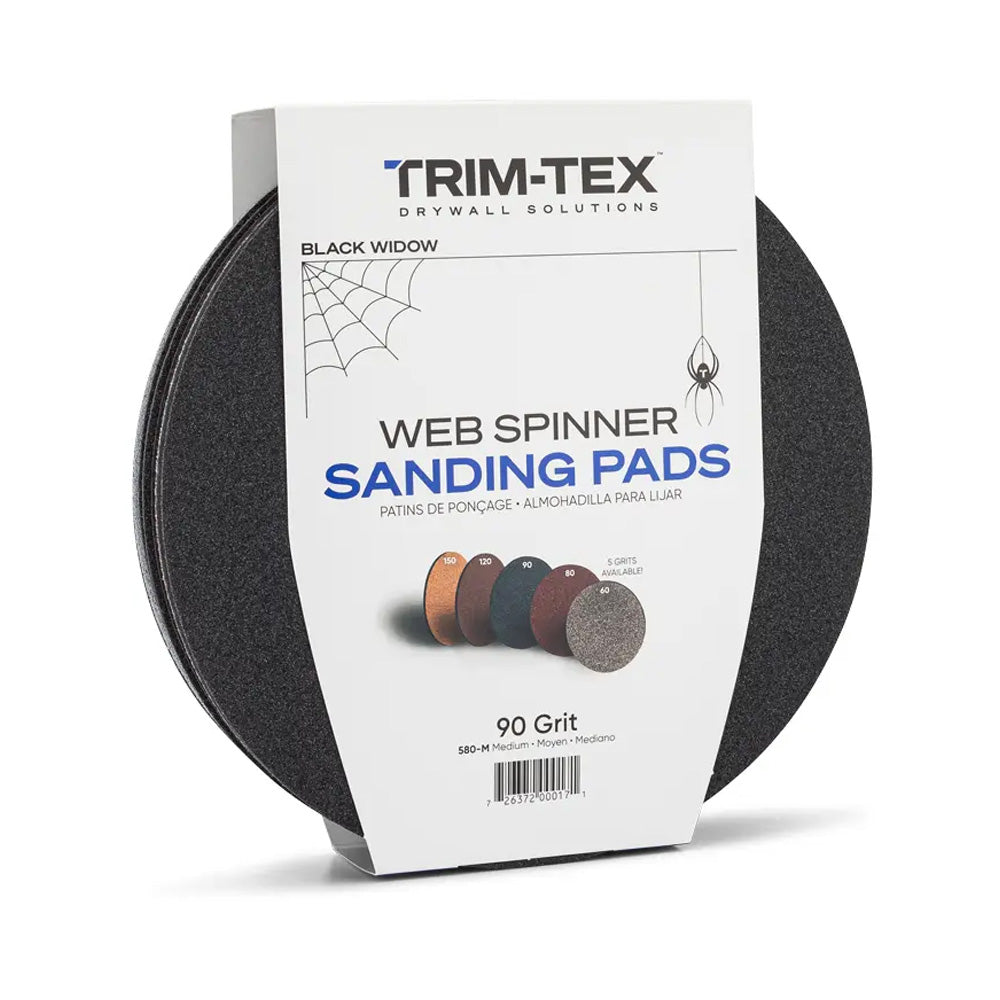 Trim Tex Black Widow Web Spinner 9" Foam Sander Pads