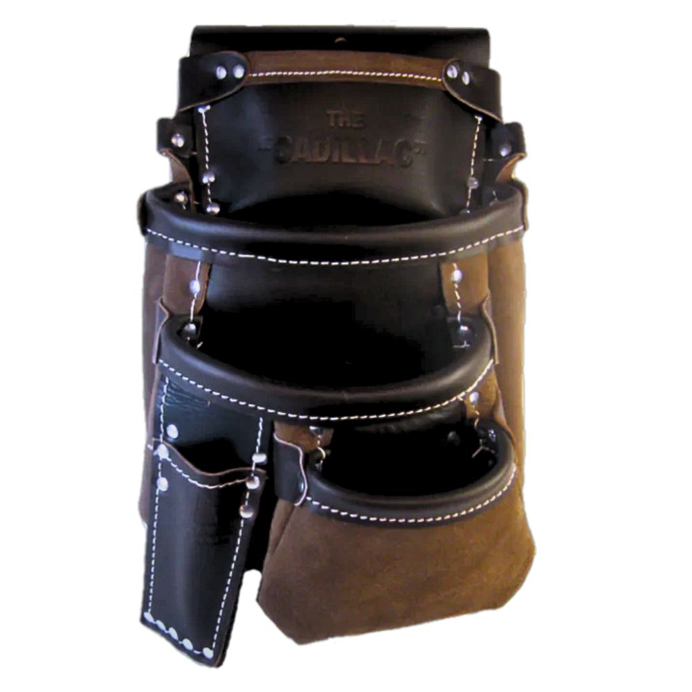 Viking Leather Leather Triple Plus Nail Pouch