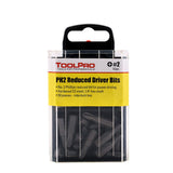 ToolPro #2R Reduced Phillips Bit Tips - Interlocking Storage Box of 50