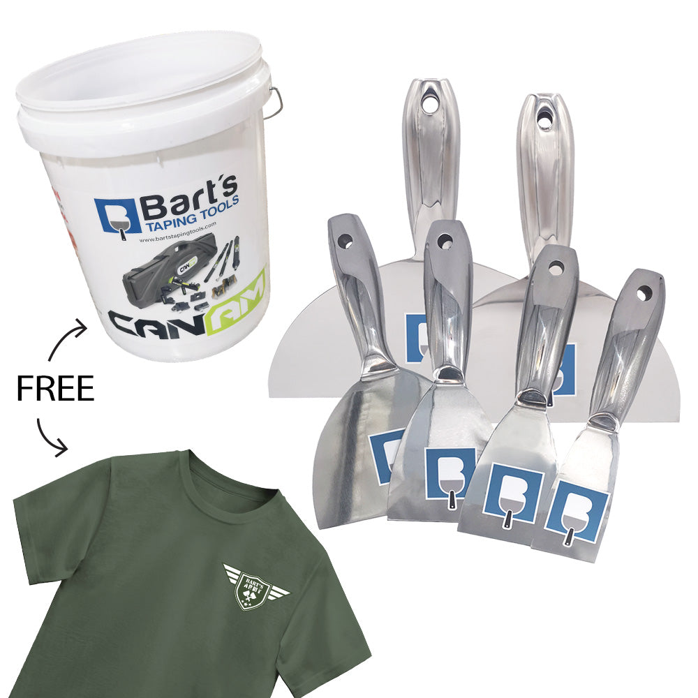 Bart's Own Knife 6pc Set - FREE PAIL + FREE T-SHIRT