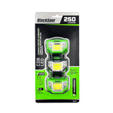 BlackSpur Compact COB Headlamp Set - 3pc
