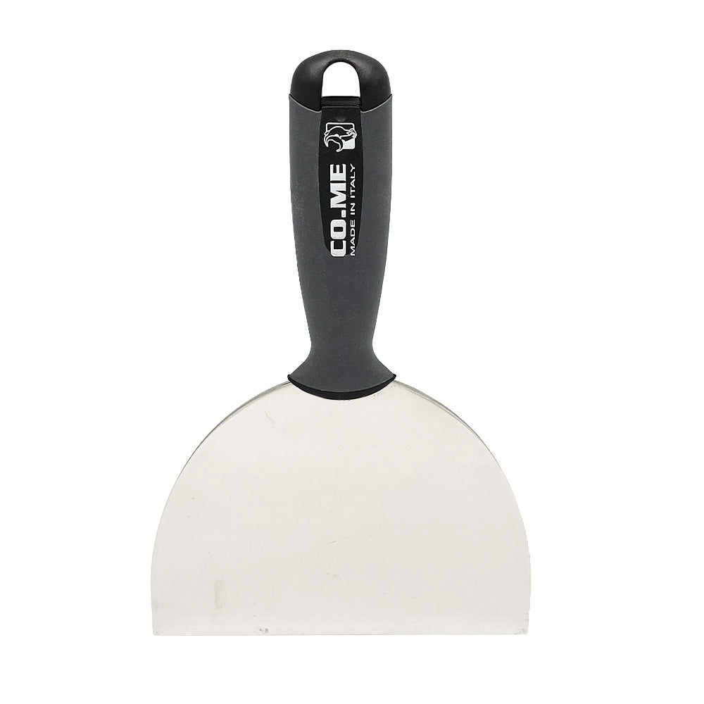 Co.Me Mirror-Polished Soft-Grip Rounded Edge Putty Knives