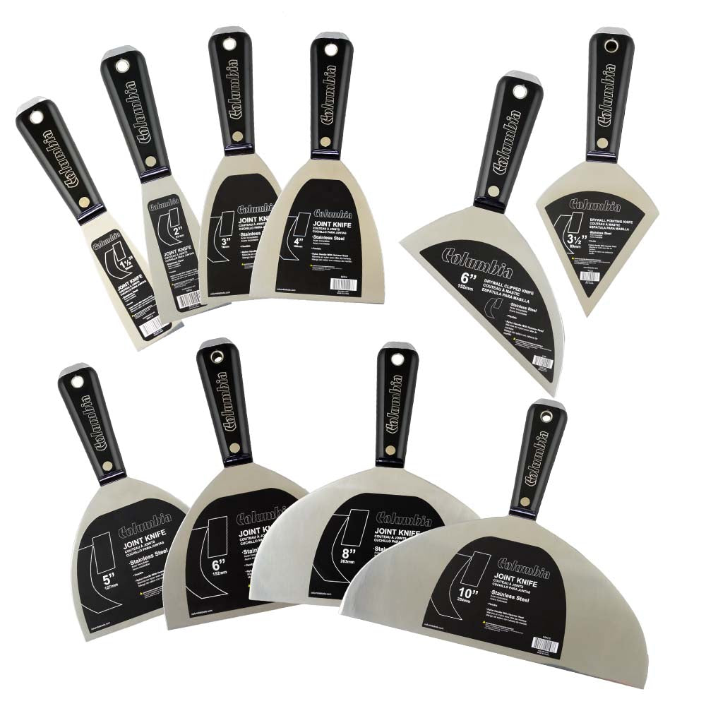 Columbia Stainless Steel Putty Knives