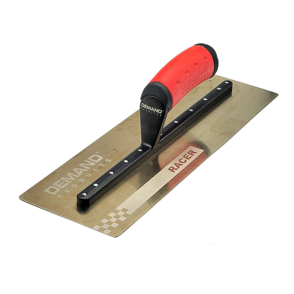 Demand Racer Golden Stainless Steel Trowels w/ Soft Grip Handle