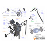 Drywall Master Taper Head Repair Parts