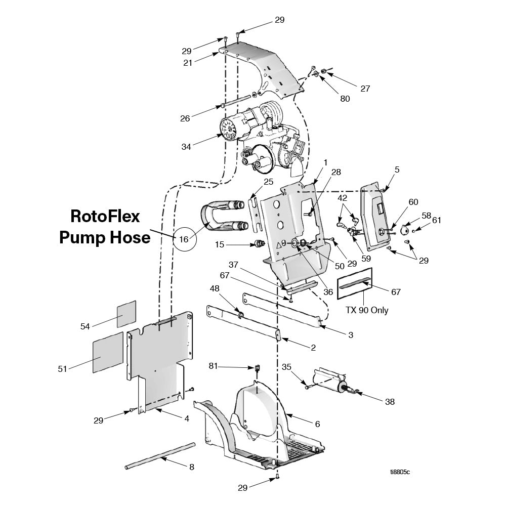 Graco RotoFlex Pump Tube Replacement Part