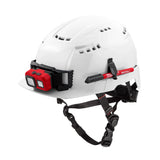Milwaukee Front Brim Vented Safety Helmet