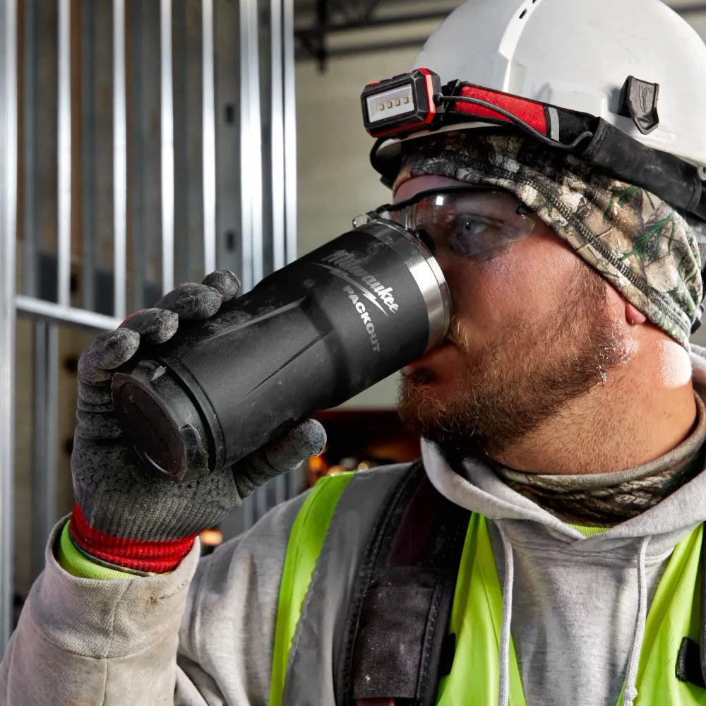 Milwaukee Packout 20oz Black Tumbler