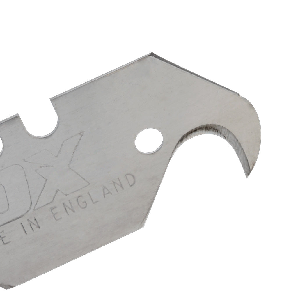 OX Pro Heavy Duty Hooked Knife Blades & Dispenser (10 Pack)
