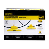 Shopro 50' LED String Work Lights - 60W/6,000LM