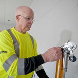 TapeTech HiVis Long-Sleeved Taped Safety Shirt with a Black Bottom