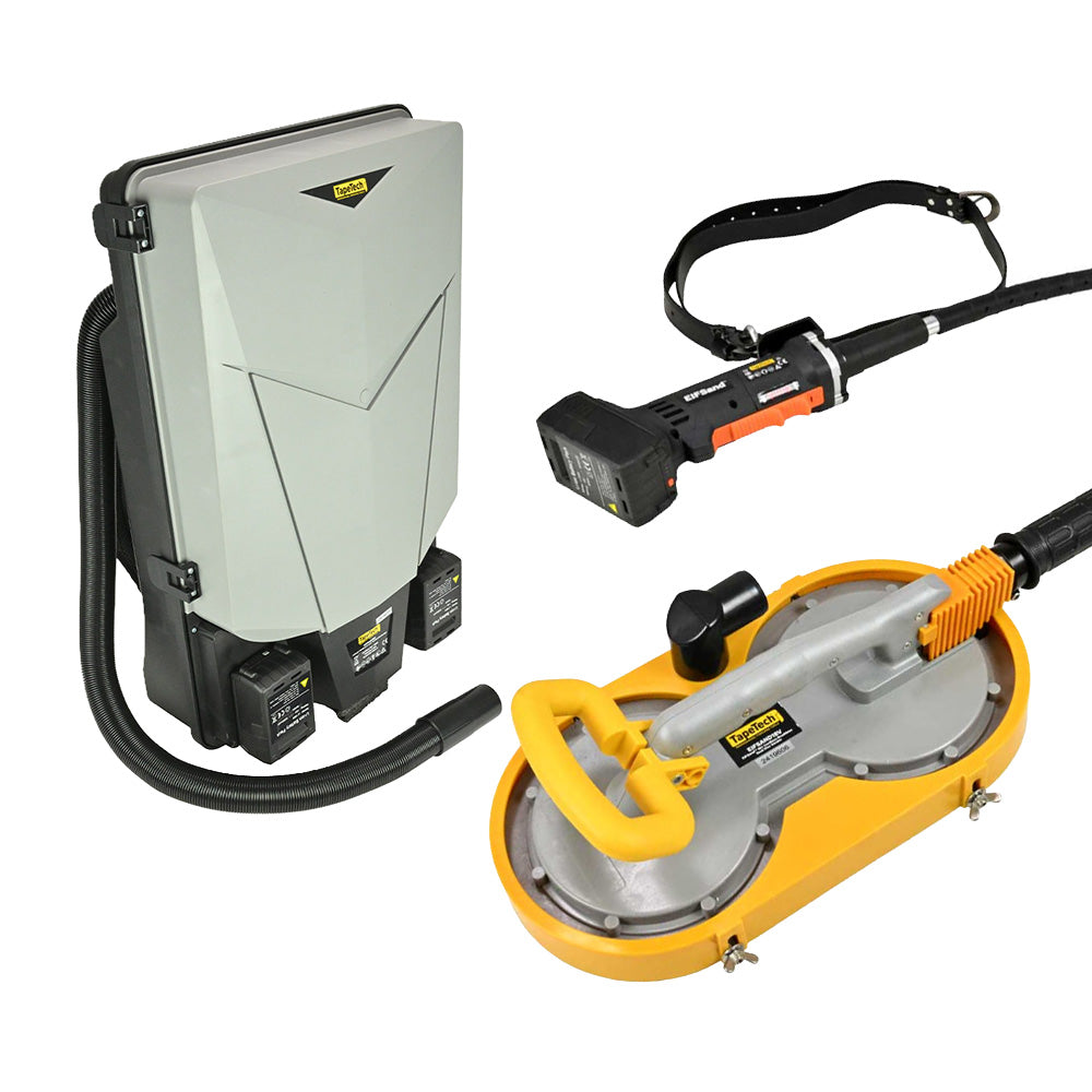 TapeTech Dual Disc Vacuum Sander Set