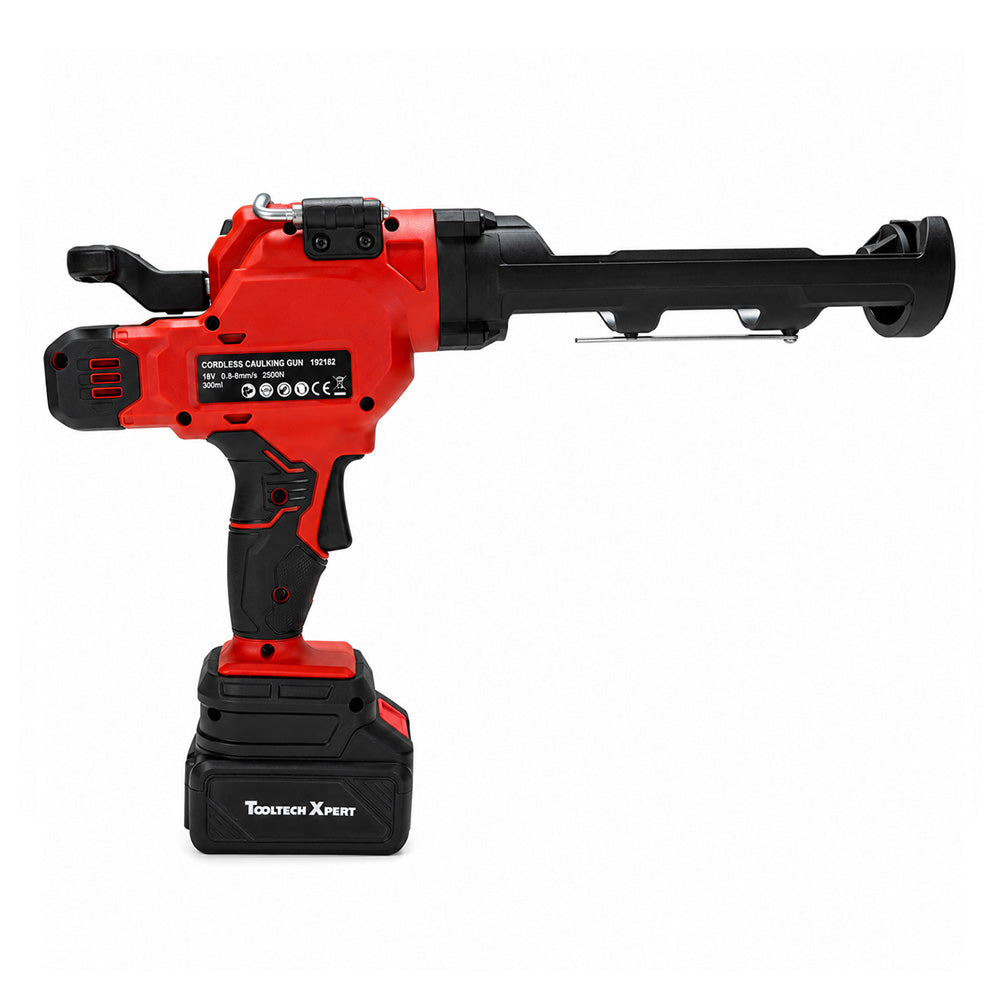 ToolTech Xpert 18V Cordless Caulking Gun - 300mL Cartridge Holder