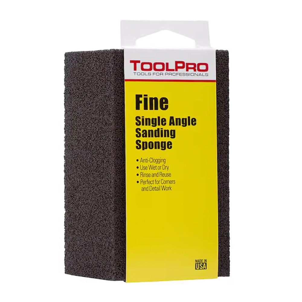 ToolPro Single Angle Sanding Sponge 24pk Fine