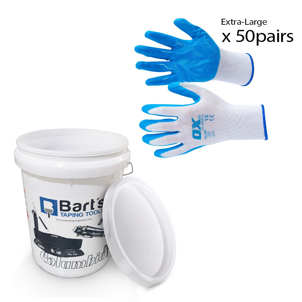 OX Gloves in a Pail - 50 pairs