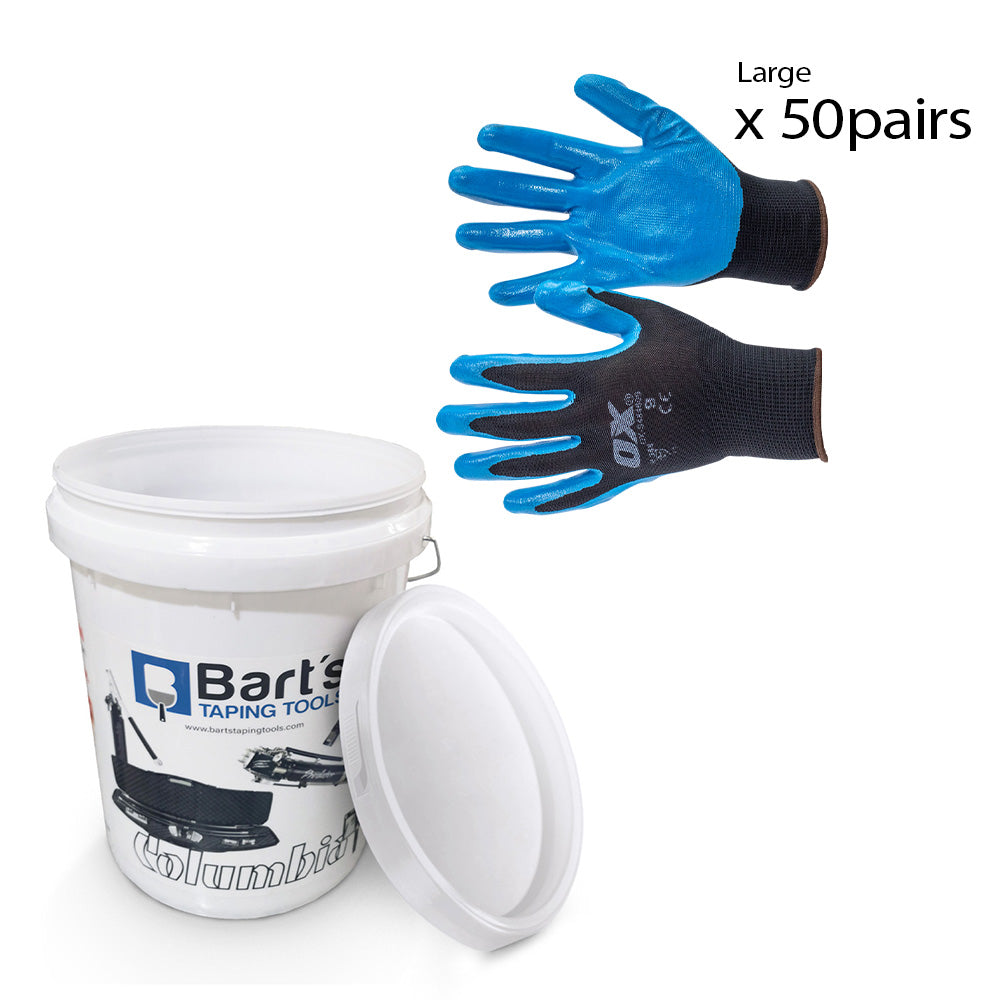 OX Gloves in a Pail - 50 pairs