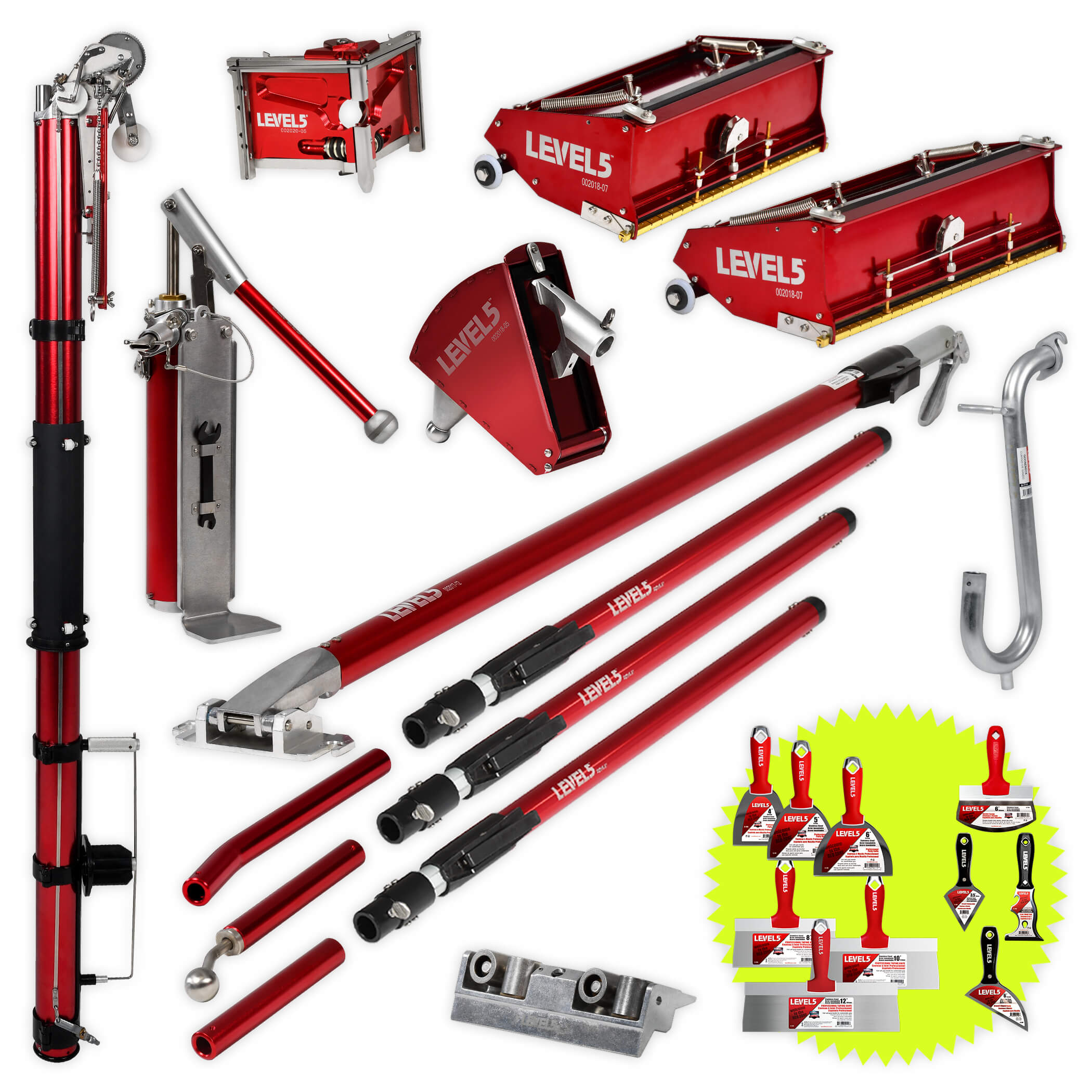 Level 5 Automatic Taping Tool Set With Bonus Tools (4-601P)